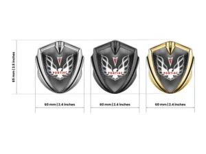 Pontiac 3D Emblema Insignia Selecto Imagen Deriva 3D Manera